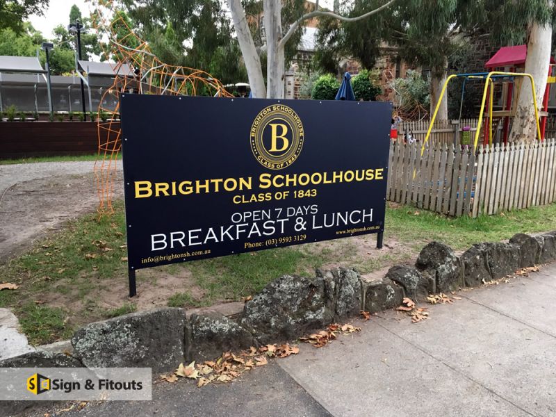 school sign baord