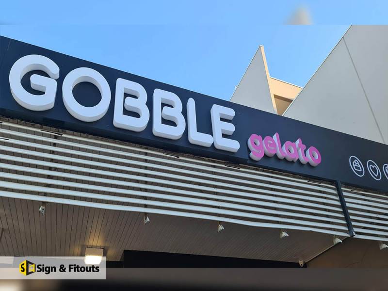 3D sign, shop sign, Acrylic sign