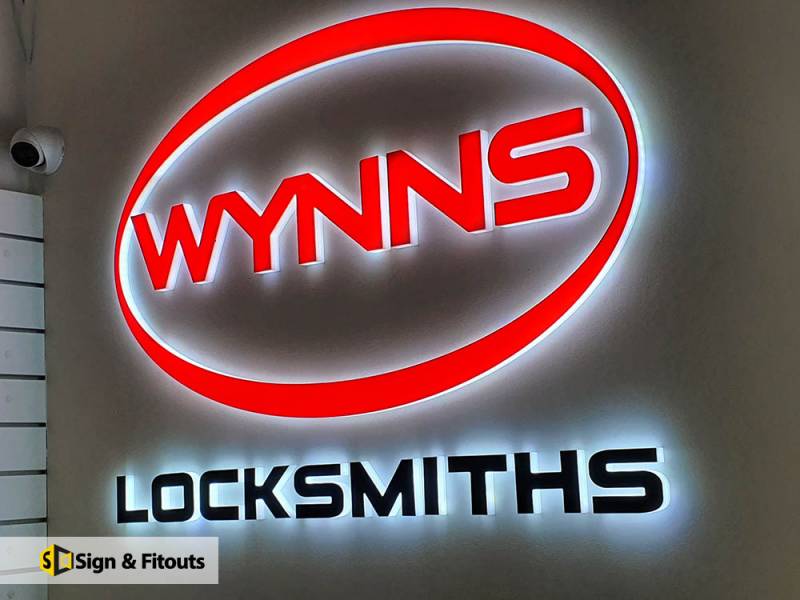 3D sign, illuminated signage, acrylic sign