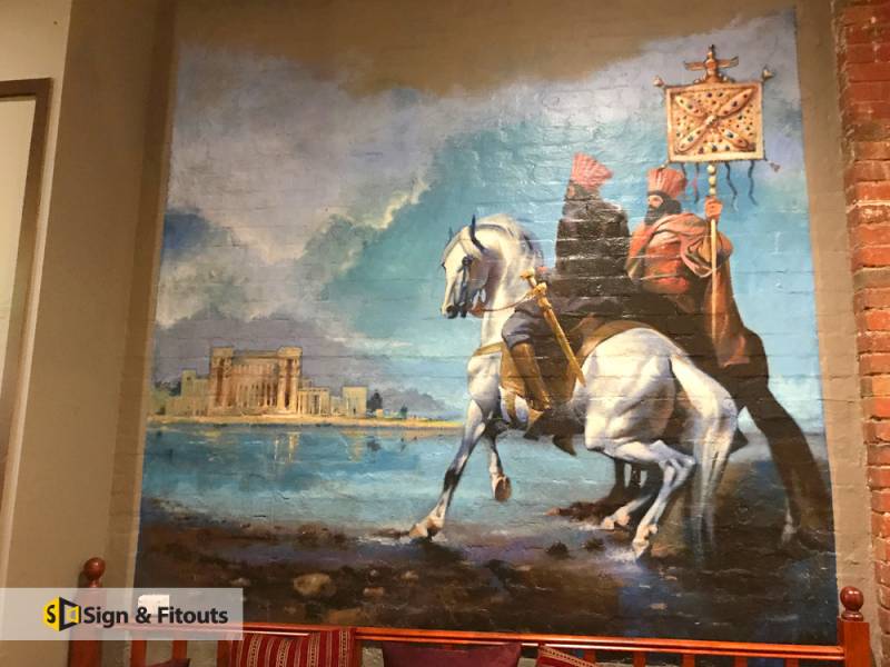 Traditional signwriting