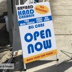 A-Frame signs, sandwich board, sidewalk A-board sign