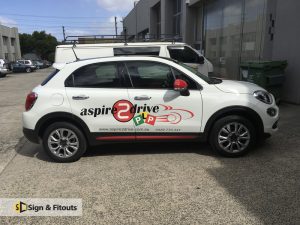 Car graphics, car wrap, vehicle signage