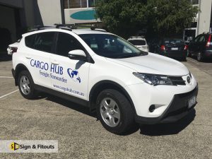 Car sticker sign, Vehicle signage