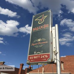 light box sign, shop signage