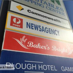 Light box signs, pylon sign