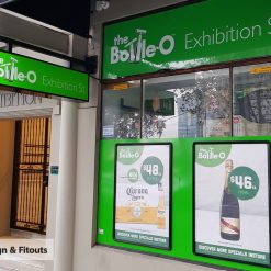 shop sign, Light box sign, under awning sign