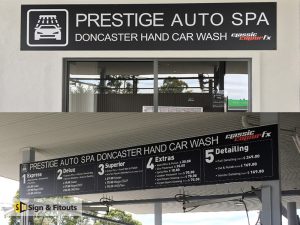 Panel Signs, shop sign