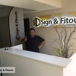 Reception signs - Signage Melbourne - Custom sign - 3D signs - Office sign - 3D lettering - Sign and Fitouts