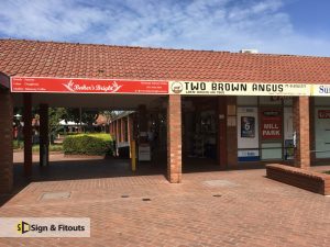 Shop signs, panel signs