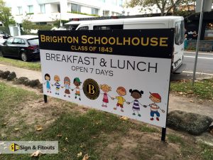 Yard sign, Pylon sign