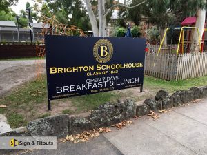 Yard sign, Pylon sign