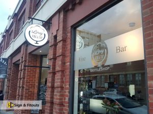 Window graphics, window frosting, window sign