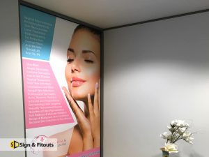 Window sign, window graphics
