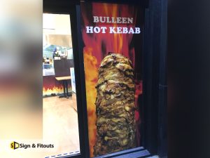 Window sign, window graphics