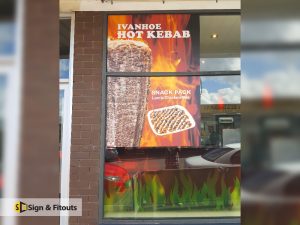 Window sign, window graphics