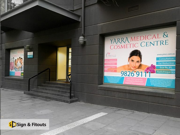 Window sign, window graphics