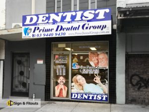 Window sign, window graphics, shop sign