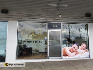 Window graphics, window decals, window sign