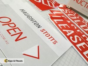 Realstate signage design