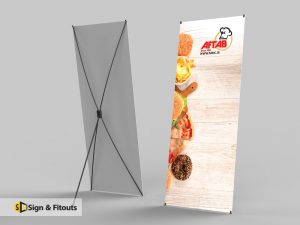 X-frame Stand, X-banner stand