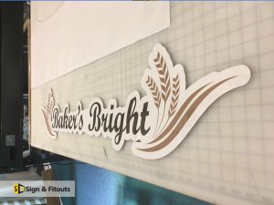 3d sign, fabricated sign, Custom sign