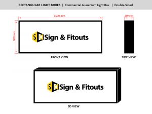 The Rectangular Sign Size