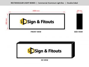 The Rectangular Sign Size