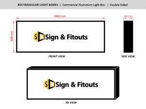 The Rectangular Sign Size