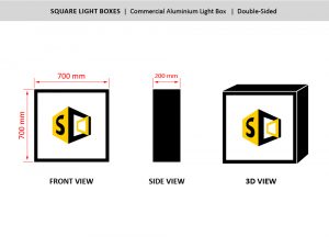The Square Sign Size