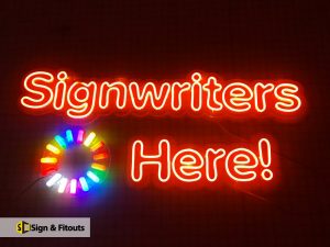 Neon signage, LED Sign, illuminated sign