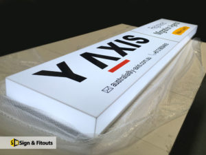 light box sign, business sign, led light box sign