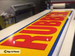 3D letter sign, acrylic sign, fabricated sign