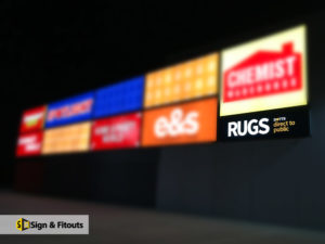 Light box sign, Illuminated sign,