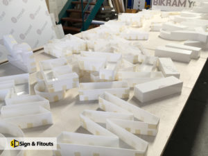 3D letters sign, Fabricated signs