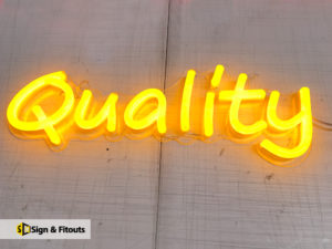Neon signage, LED Sign, illuminated sign
