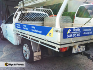 Ute signage-car graphics - car wrap- car sign