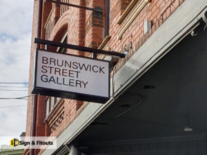 Building sign, Light box sign, illuminated sign