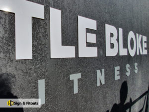 3D sign, Acrylic signage, Building sign