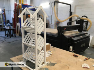 display stand, custom sign