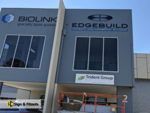 3D letter sign, Custom sign, Building sign