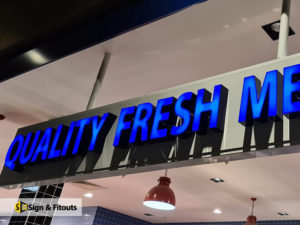 3D sign, sign, shop signage, illuminated sign