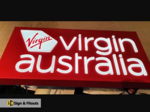 Illuminated sign, 3D letter sign, Acrylic sign