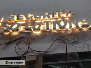 3D sign, Backlit signage, sign fabrication