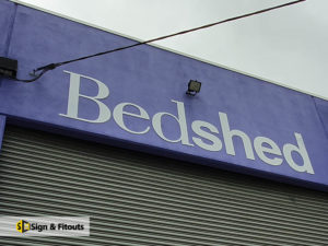 Factory sign, 3D sign, building sign