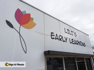 3D letter sign, Fascia sign, Building sign