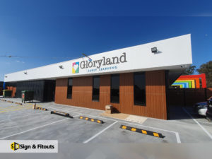 3D sign, Building sign, Acrylic sign