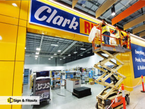 3D shop sign, Acrylic sign, Sign installation