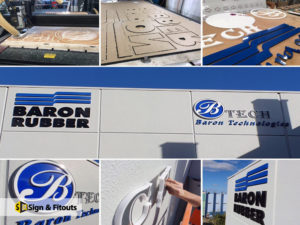 sign making, cnc cut signage, acrylic business sign