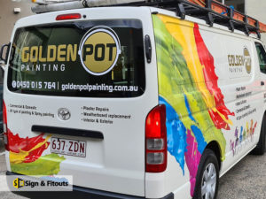 Car sticker sign, Car wrap sign