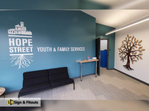 Fabricated donor tree, Custom 3d sign, Donor tree leaves